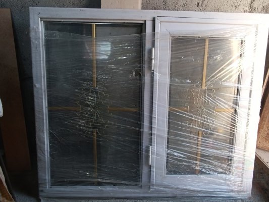 پنجره pvc,به ابعاد 120×100