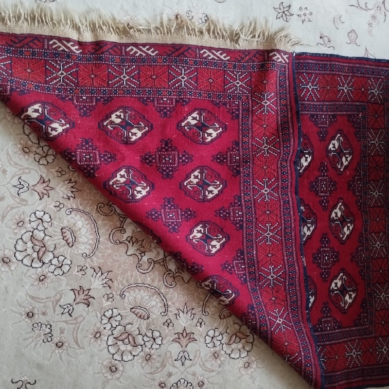 قالیچه ترکمن دستبافت